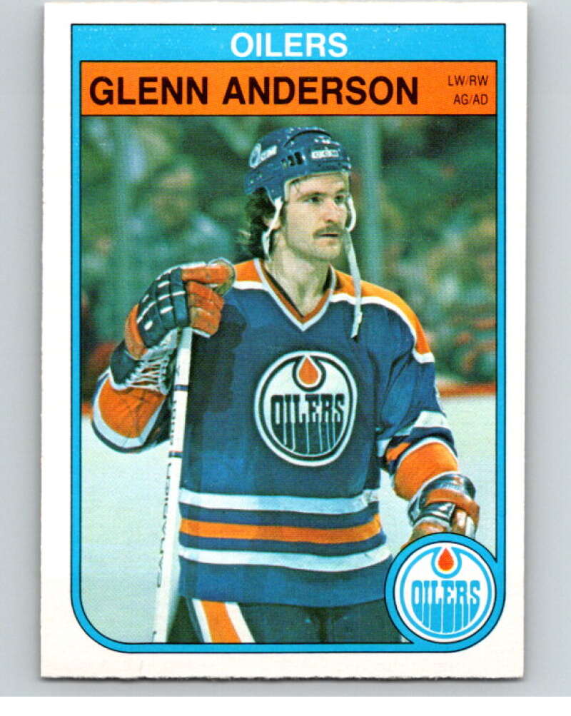 1982-83 O-Pee-Chee #100 Glenn Anderson  Edmonton Oilers  V57807 Image 1