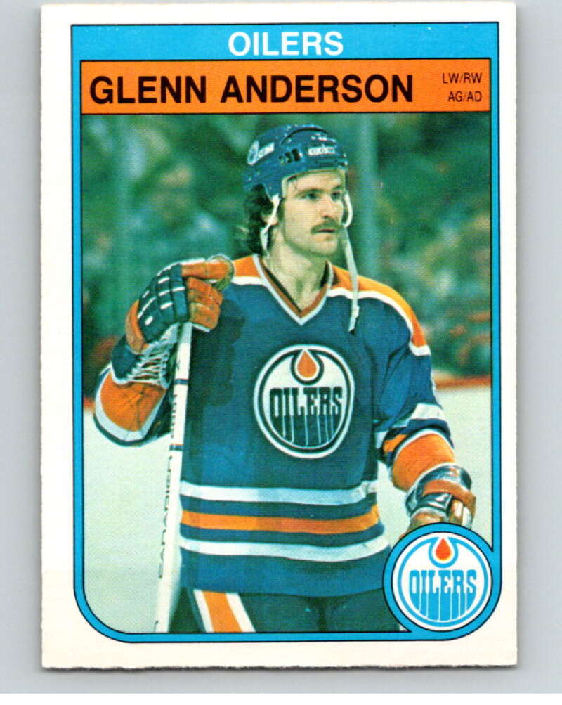 1982-83 O-Pee-Chee #100 Glenn Anderson  Edmonton Oilers  V57808 Image 1