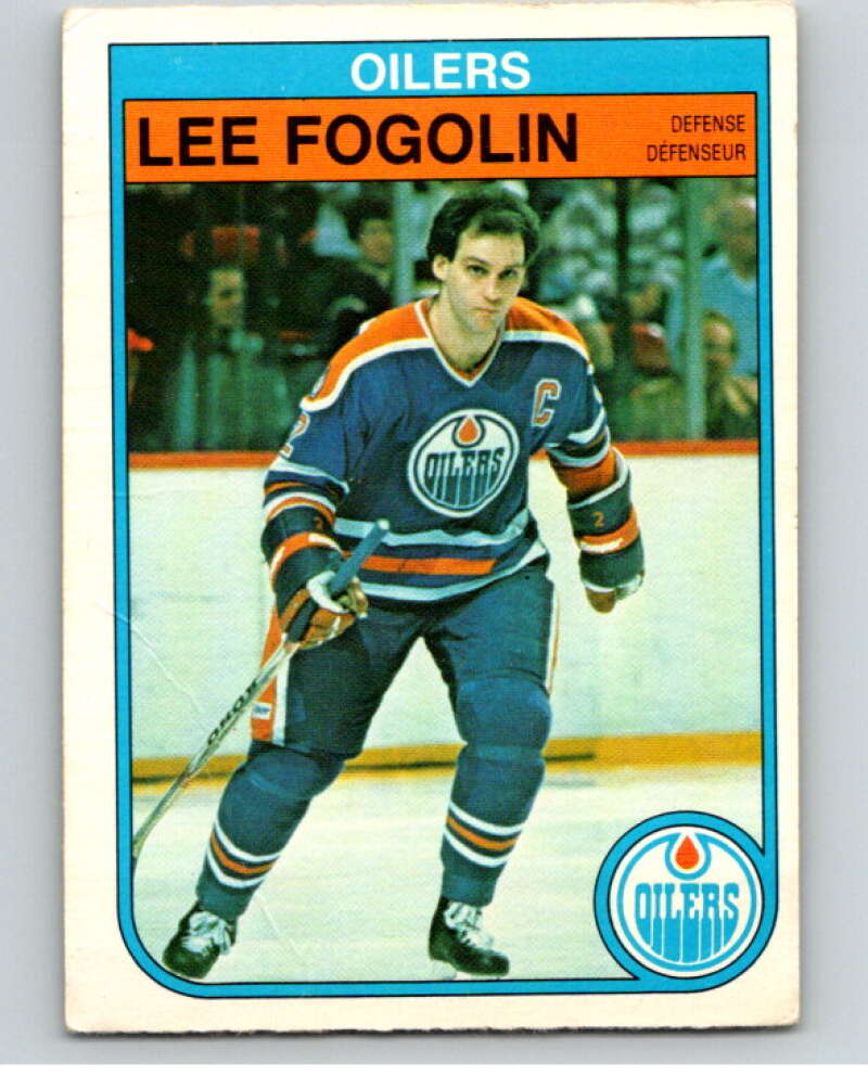 1982-83 O-Pee-Chee #104 Lee Fogolin  Edmonton Oilers  V57831 Image 1