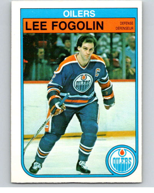 1982-83 O-Pee-Chee #104 Lee Fogolin  Edmonton Oilers  V57832 Image 1