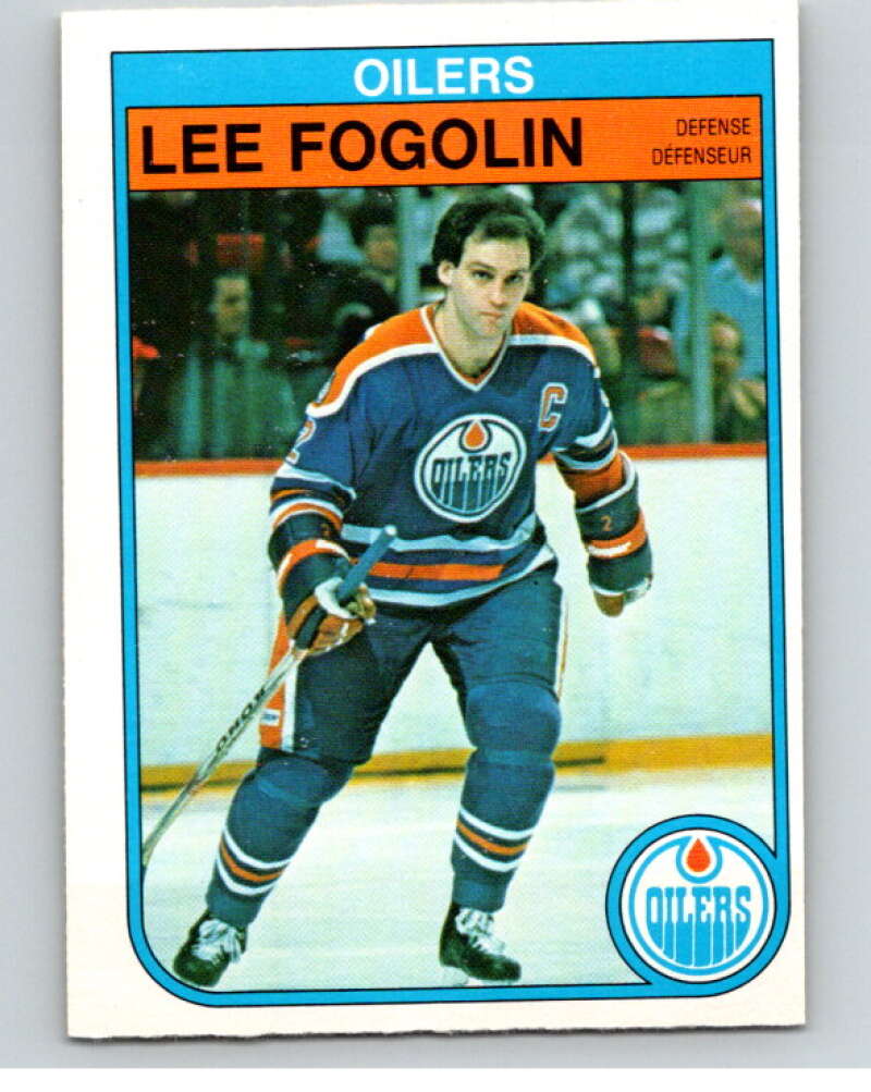 1982-83 O-Pee-Chee #104 Lee Fogolin  Edmonton Oilers  V57836 Image 1