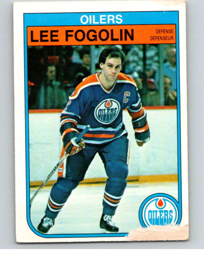 1982-83 O-Pee-Chee #104 Lee Fogolin  Edmonton Oilers  V57837 Image 1