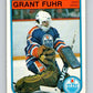 1982-83 O-Pee-Chee #105 Grant Fuhr  RC Rookie Edmonton Oilers  V57844 Image 1