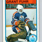 1982-83 O-Pee-Chee #105 Grant Fuhr  RC Rookie Edmonton Oilers  V57845 Image 1