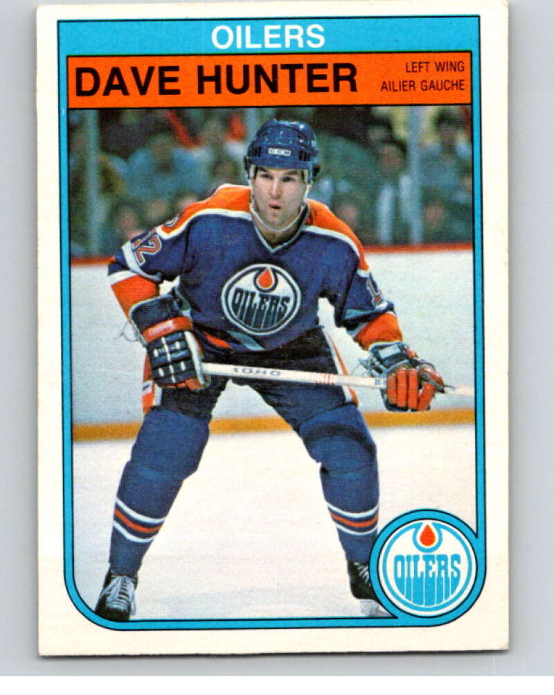 1982-83 O-Pee-Chee #110 Dave Hunter  Edmonton Oilers  V57861 Image 1