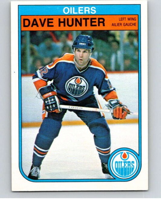 1982-83 O-Pee-Chee #110 Dave Hunter  Edmonton Oilers  V57863 Image 1