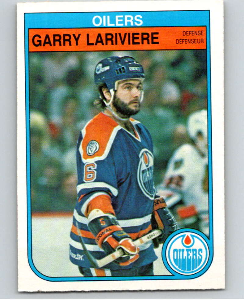 1982-83 O-Pee-Chee #116 Garry Lariviere  Edmonton Oilers  V57992 Image 1