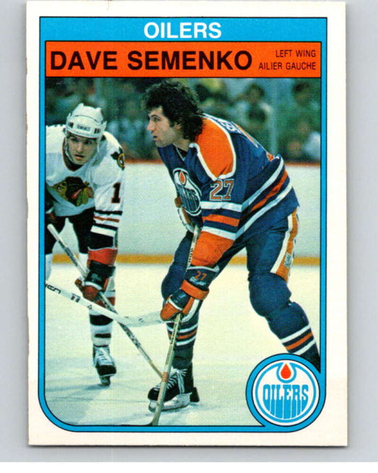 1982-83 O-Pee-Chee #119 Dave Semenko  Edmonton Oilers  V58015 Image 1