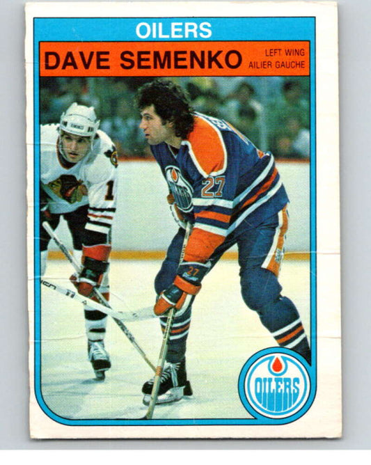 1982-83 O-Pee-Chee #119 Dave Semenko  Edmonton Oilers  V58018 Image 1