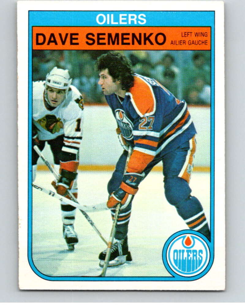 1982-83 O-Pee-Chee #119 Dave Semenko  Edmonton Oilers  V58019 Image 1