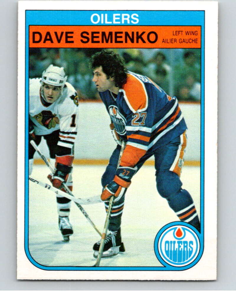 1982-83 O-Pee-Chee #119 Dave Semenko  Edmonton Oilers  V58020 Image 1