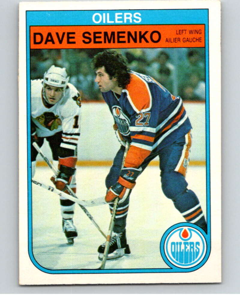 1982-83 O-Pee-Chee #119 Dave Semenko  Edmonton Oilers  V58021 Image 1