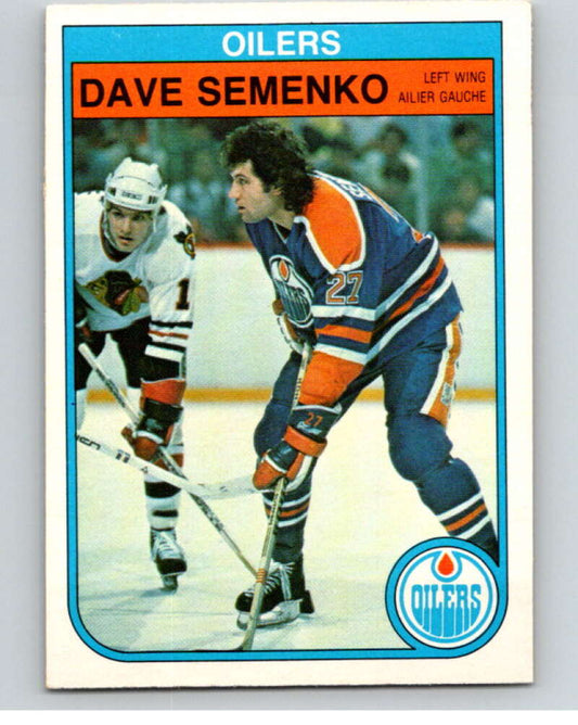 1982-83 O-Pee-Chee #119 Dave Semenko  Edmonton Oilers  V58021 Image 1