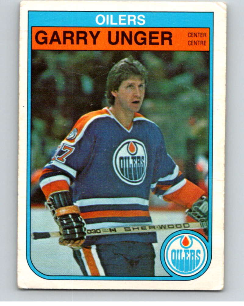 1982-83 O-Pee-Chee #120 Garry Unger  RC Rookie Edmonton Oilers  V58023 Image 1