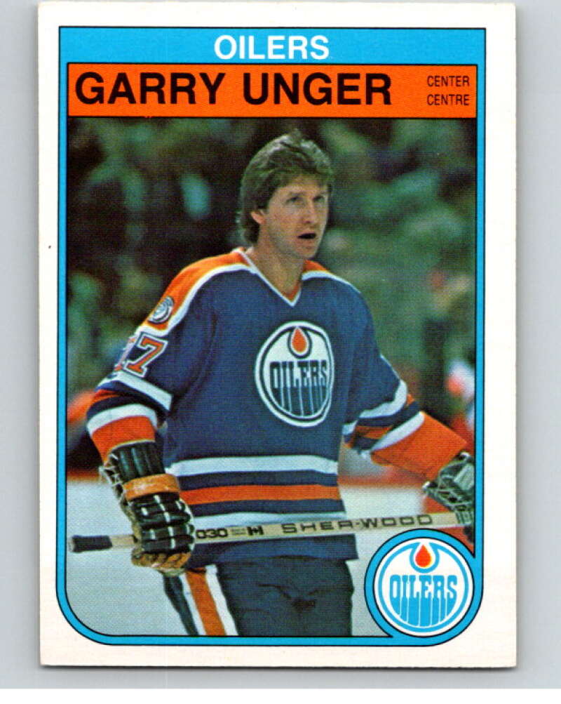 1982-83 O-Pee-Chee #120 Garry Unger  RC Rookie Edmonton Oilers  V58024 Image 1