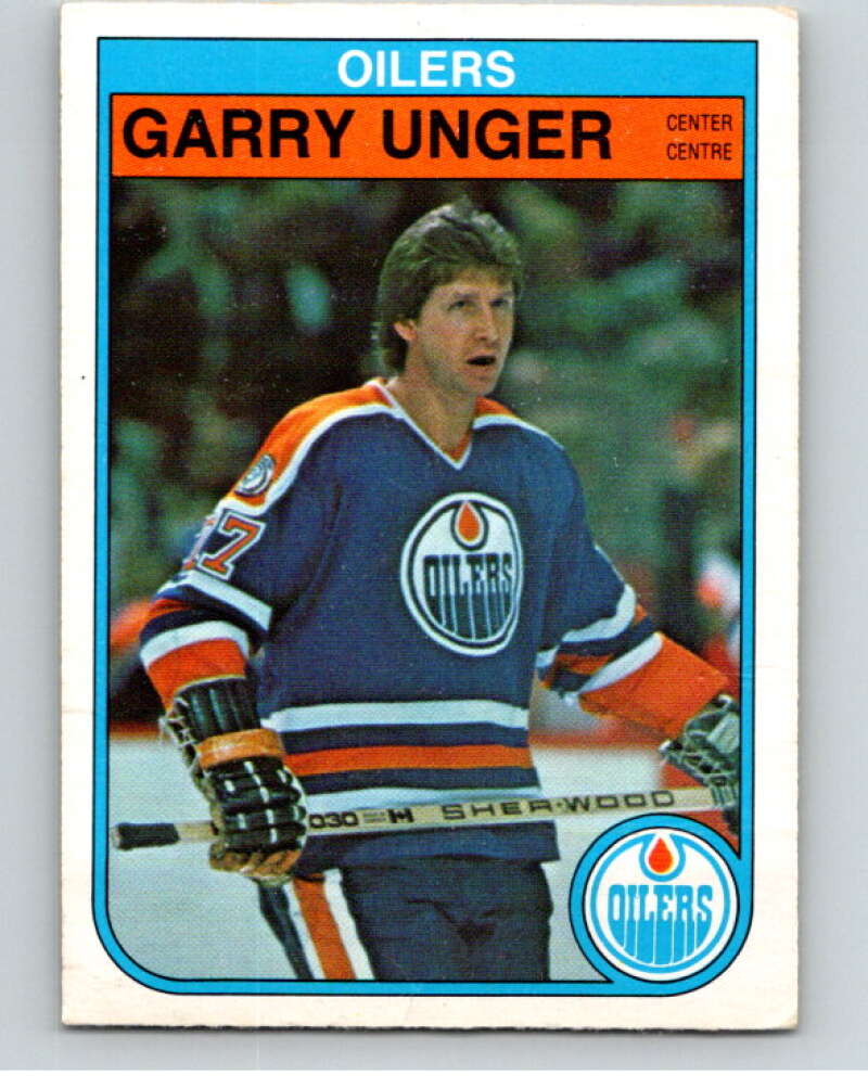 1982-83 O-Pee-Chee #120 Garry Unger  RC Rookie Edmonton Oilers  V58025 Image 1