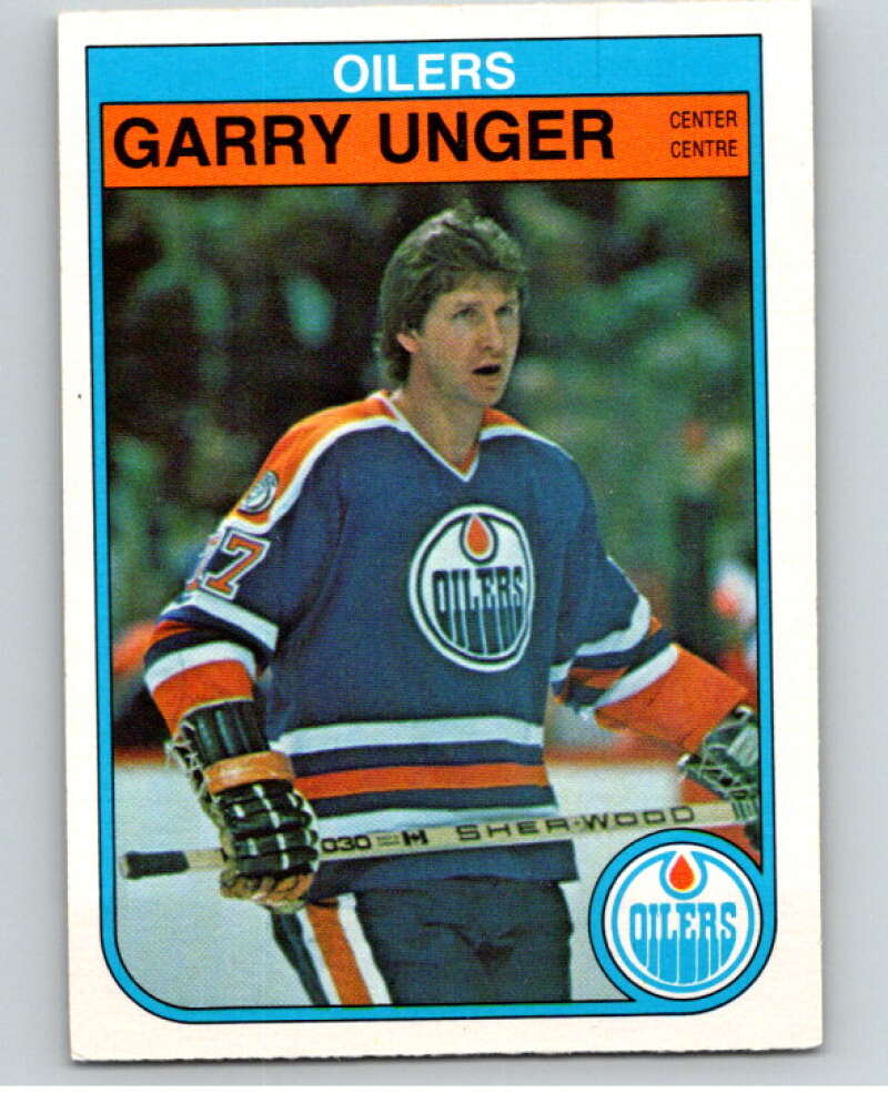 1982-83 O-Pee-Chee #120 Garry Unger  RC Rookie Edmonton Oilers  V58027 Image 1