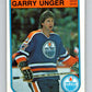 1982-83 O-Pee-Chee #120 Garry Unger  RC Rookie Edmonton Oilers  V58029 Image 1