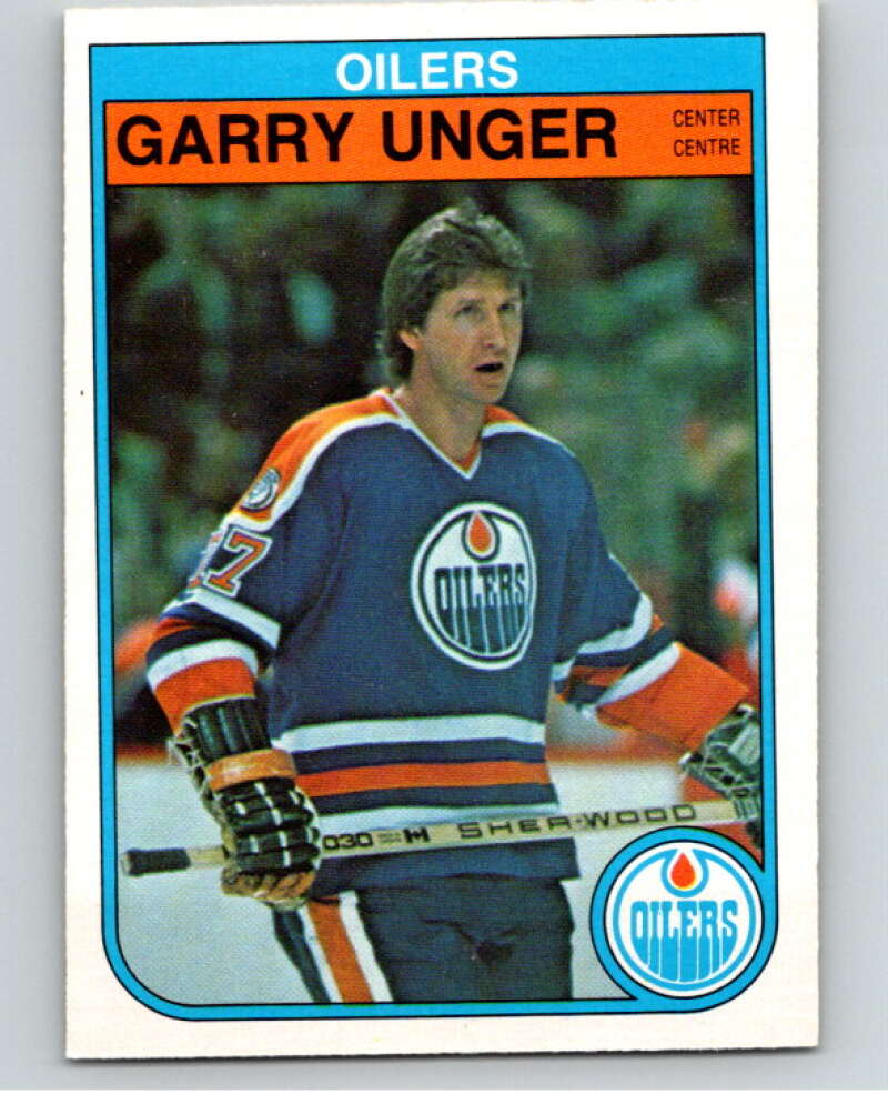 1982-83 O-Pee-Chee #120 Garry Unger  RC Rookie Edmonton Oilers  V58029 Image 1