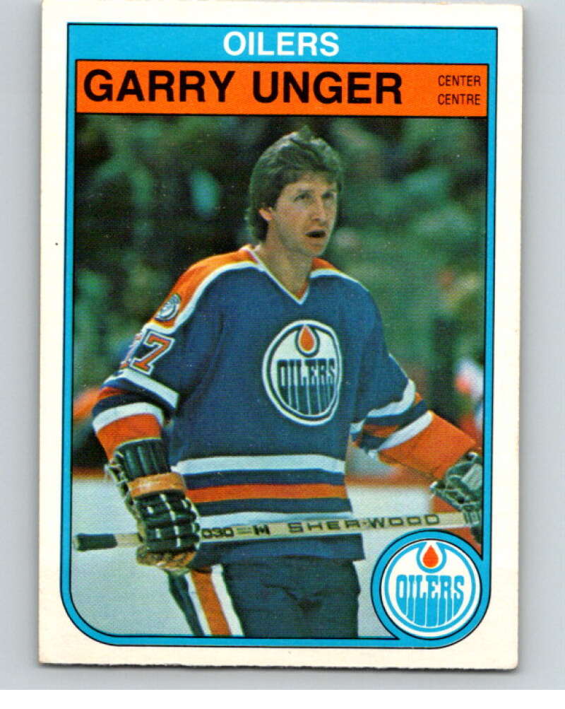 1982-83 O-Pee-Chee #120 Garry Unger  RC Rookie Edmonton Oilers  V58030 Image 1