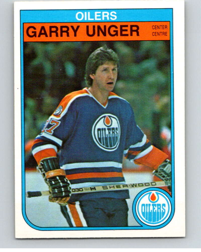 1982-83 O-Pee-Chee #120 Garry Unger  RC Rookie Edmonton Oilers  V58031 Image 1