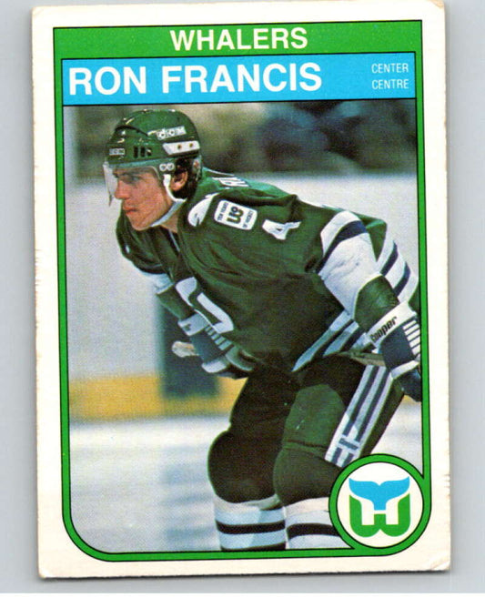 1982-83 O-Pee-Chee #123 Ron Francis  RC Rookie Hartford Whalers  V58044 Image 1