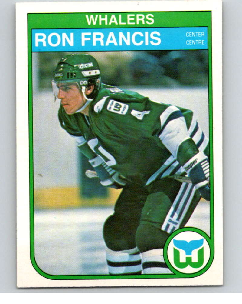 1982-83 O-Pee-Chee #123 Ron Francis  RC Rookie Hartford Whalers  V58045 Image 1