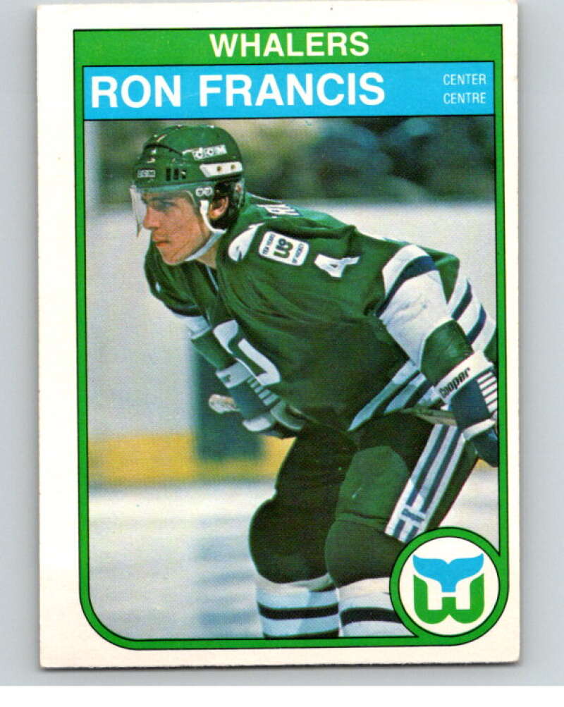 1982-83 O-Pee-Chee #123 Ron Francis  RC Rookie Hartford Whalers  V58046 Image 1