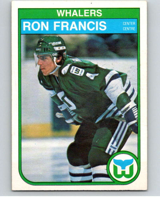 1982-83 O-Pee-Chee #123 Ron Francis  RC Rookie Hartford Whalers  V58047 Image 1