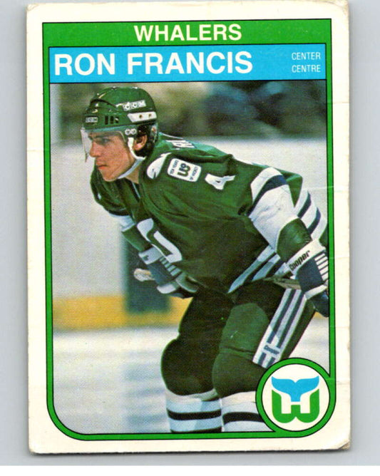 1982-83 O-Pee-Chee #123 Ron Francis  RC Rookie Hartford Whalers  V58048 Image 1