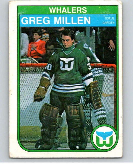 1982-83 O-Pee-Chee #126 Greg Millen  Hartford Whalers  V58076 Image 1