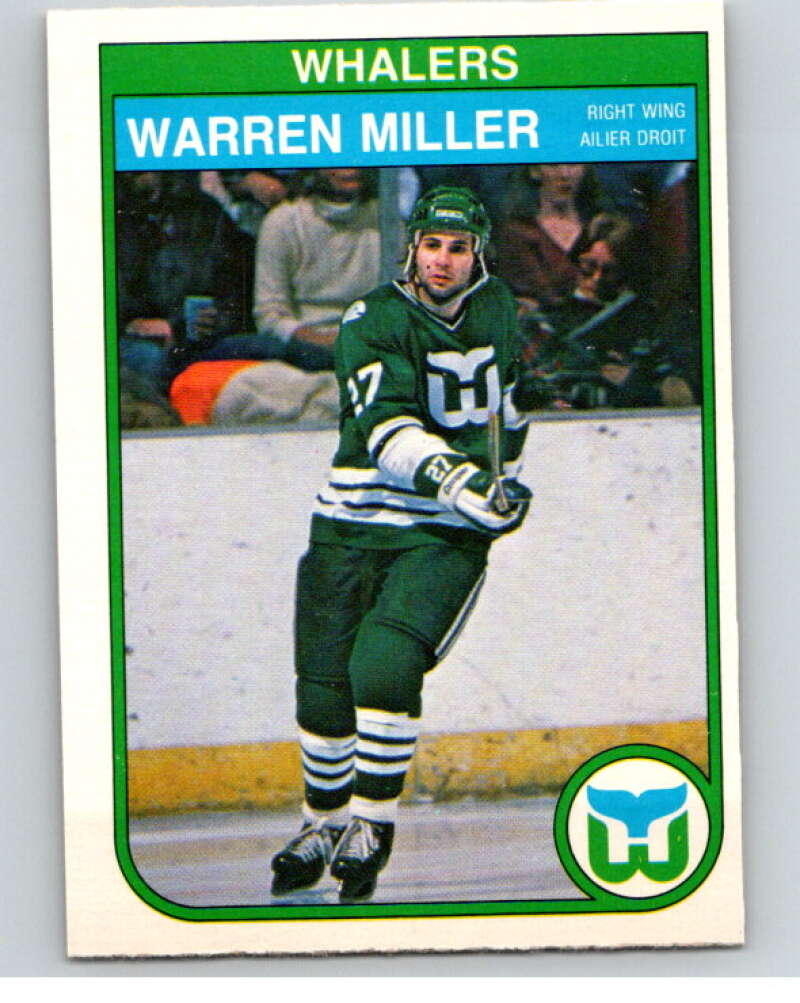 1982-83 O-Pee-Chee #127 Warren Miller  Hartford Whalers  V58079 Image 1