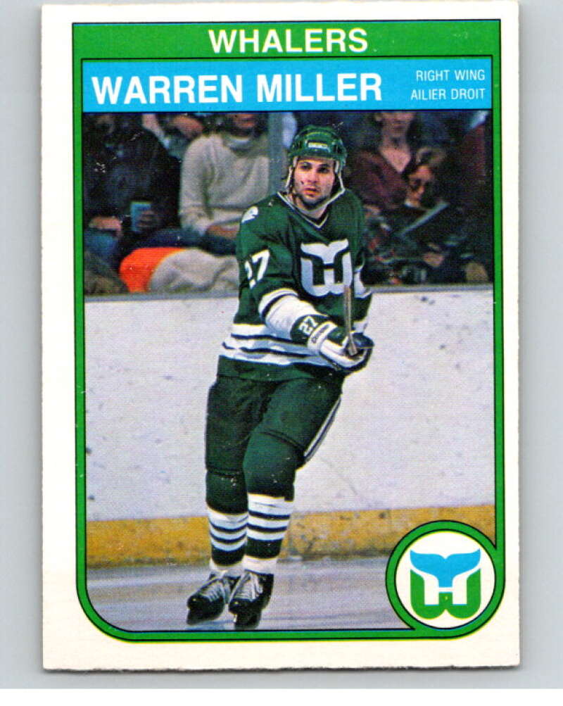 1982-83 O-Pee-Chee #127 Warren Miller  Hartford Whalers  V57881 Image 1