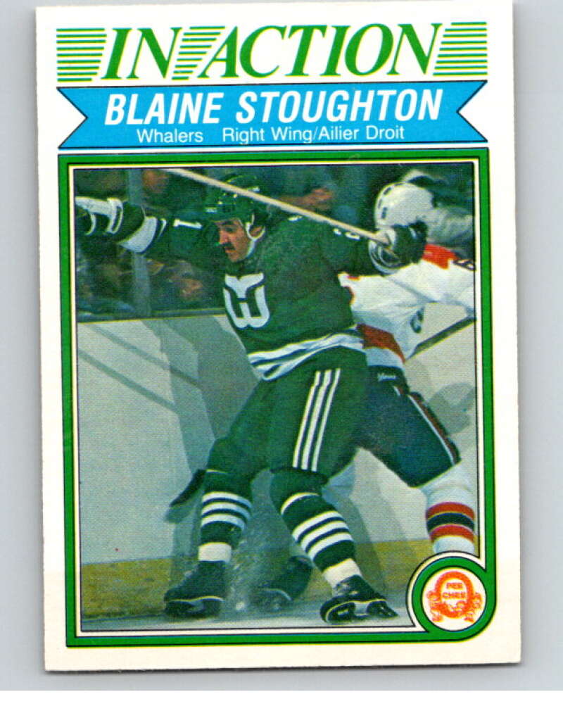 1982-83 O-Pee-Chee #131 Blaine Stoughton IA  Hartford Whalers  V57899 Image 1