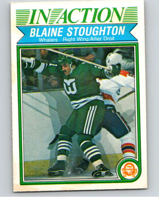 1982-83 O-Pee-Chee #131 Blaine Stoughton IA  Hartford Whalers  V57900 Image 1