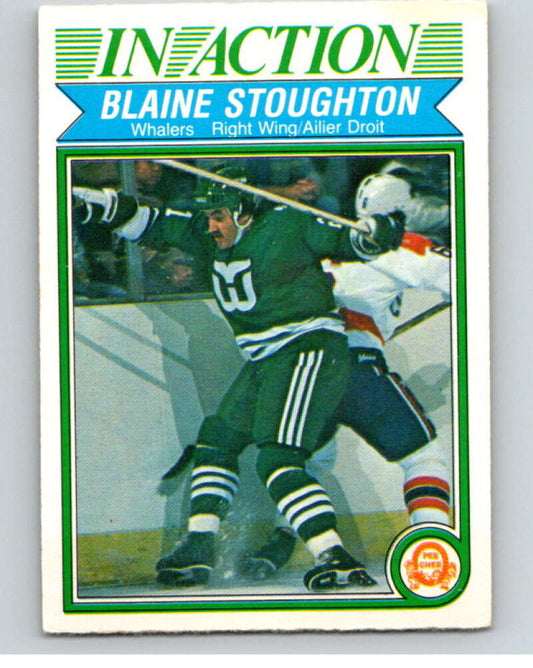 1982-83 O-Pee-Chee #131 Blaine Stoughton IA  Hartford Whalers  V57902 Image 1