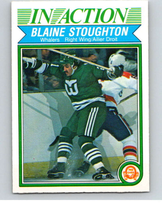 1982-83 O-Pee-Chee #131 Blaine Stoughton IA  Hartford Whalers  V57903 Image 1