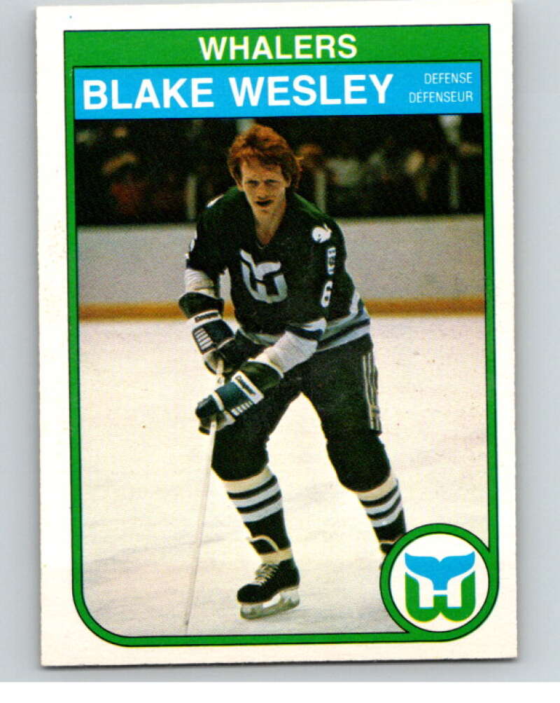 1982-83 O-Pee-Chee #133 Blake Wesley  RC Rookie Hartford Whalers  V57911 Image 1