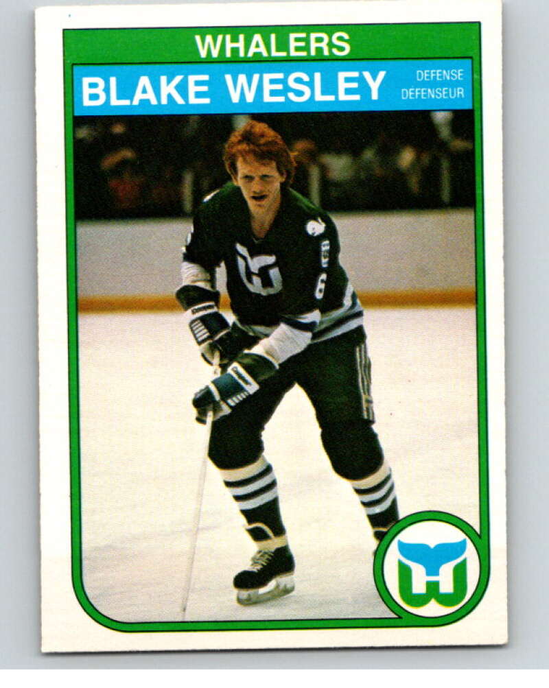 1982-83 O-Pee-Chee #133 Blake Wesley  RC Rookie Hartford Whalers  V57913 Image 1