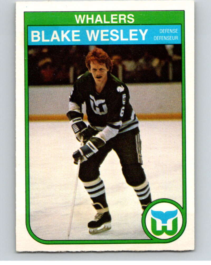 1982-83 O-Pee-Chee #133 Blake Wesley  RC Rookie Hartford Whalers  V57916 Image 1