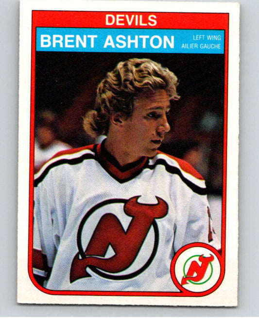 1982-83 O-Pee-Chee #135 Brent Ashton  RC Rookie New Jersey Devils  V57928 Image 1