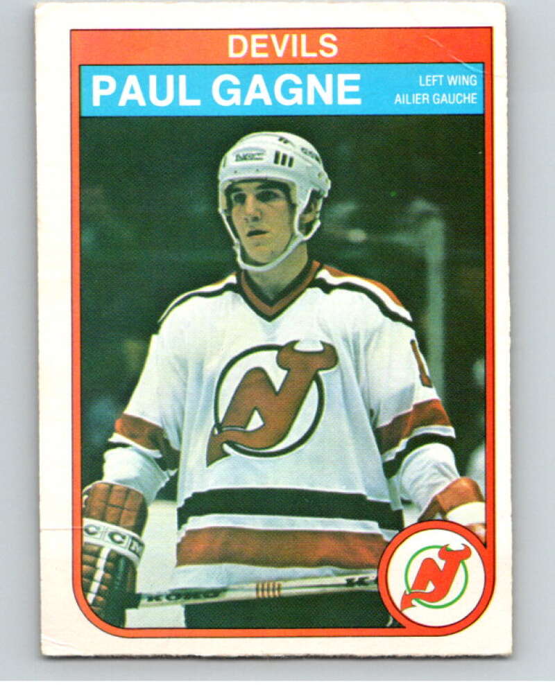 1982-83 O-Pee-Chee #139 Paul Gagne  New Jersey Devils  V57957 Image 1