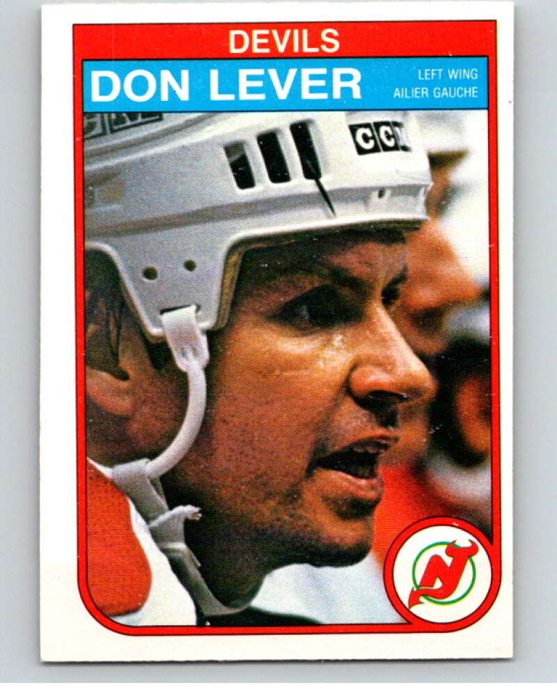 1982-83 O-Pee-Chee #141 Don Lever  New Jersey Devils  V57972 Image 1