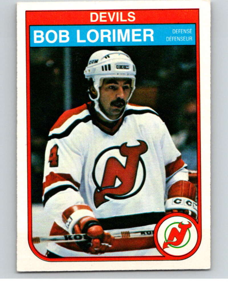 1982-83 O-Pee-Chee #142 Bob Lorimer  New Jersey Devils  V57975 Image 1