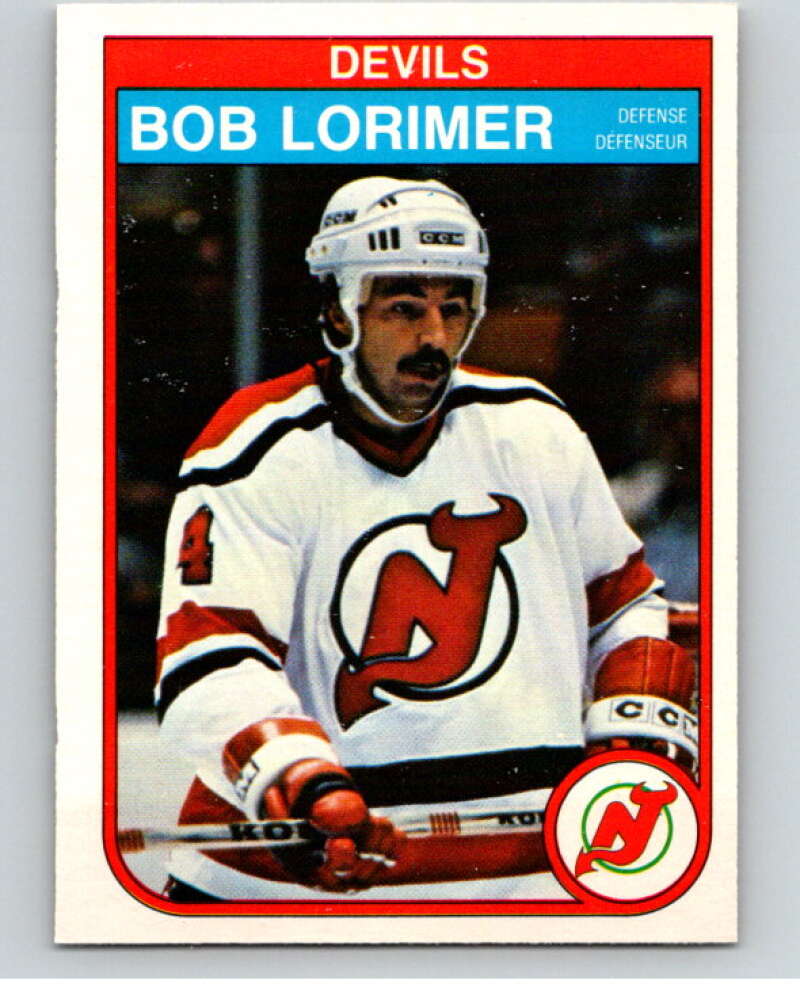 1982-83 O-Pee-Chee #142 Bob Lorimer  New Jersey Devils  V57977 Image 1