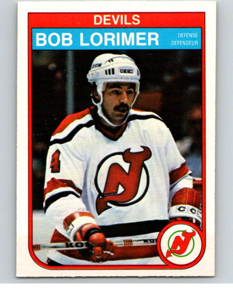 1982-83 O-Pee-Chee #142 Bob Lorimer  New Jersey Devils  V57978 Image 1