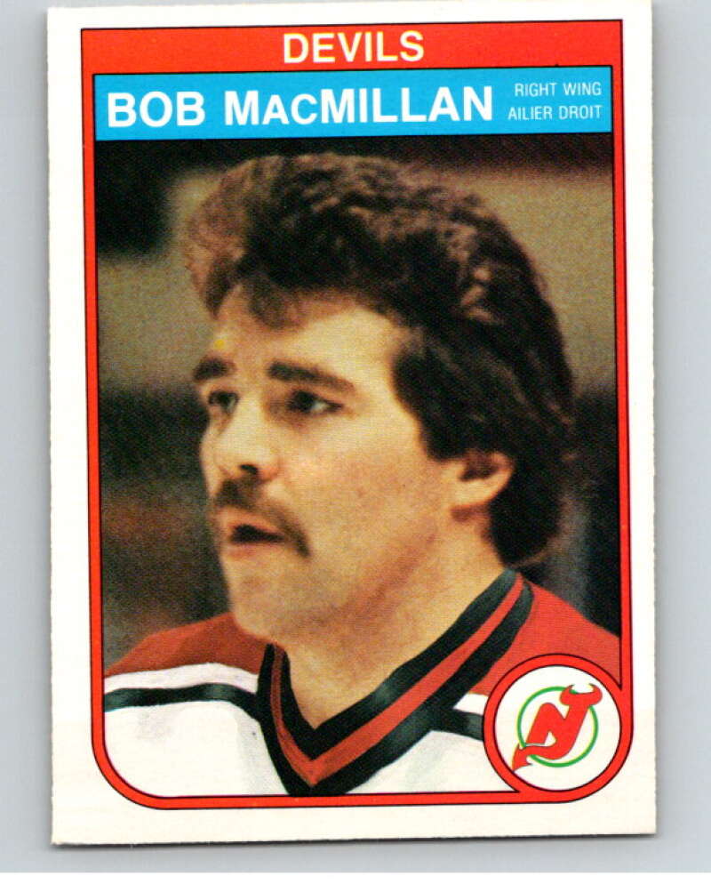 1982-83 O-Pee-Chee #143 Bob MacMillan  New Jersey Devils  V58085 Image 1