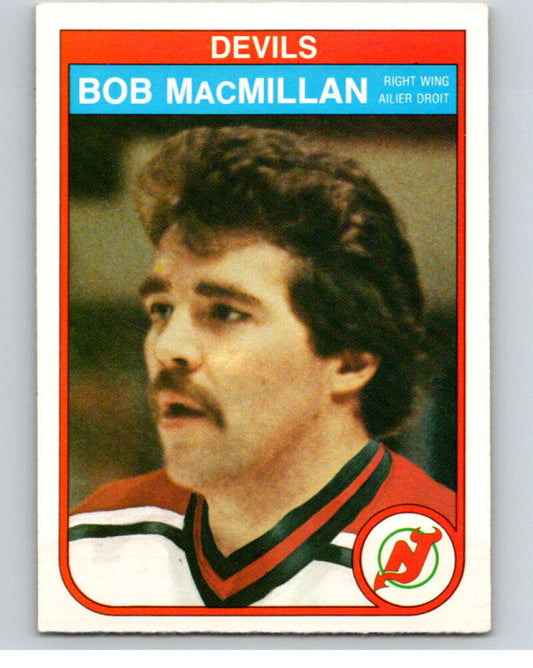 1982-83 O-Pee-Chee #143 Bob MacMillan  New Jersey Devils  V58088 Image 1