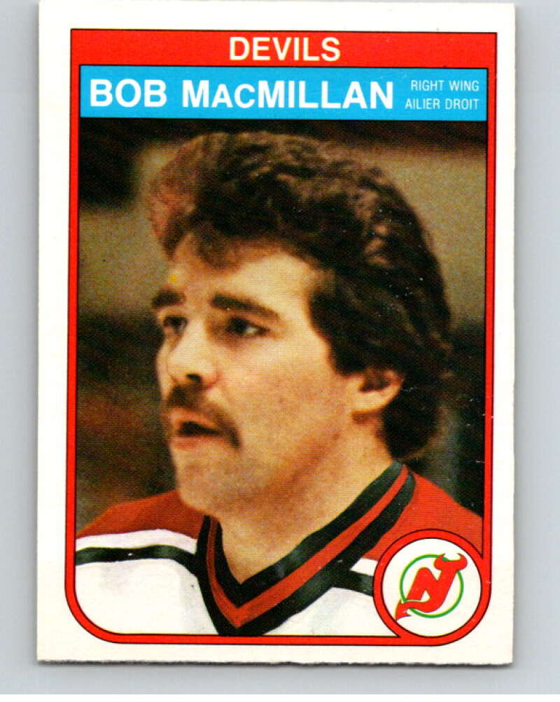 1982-83 O-Pee-Chee #143 Bob MacMillan  New Jersey Devils  V58089 Image 1