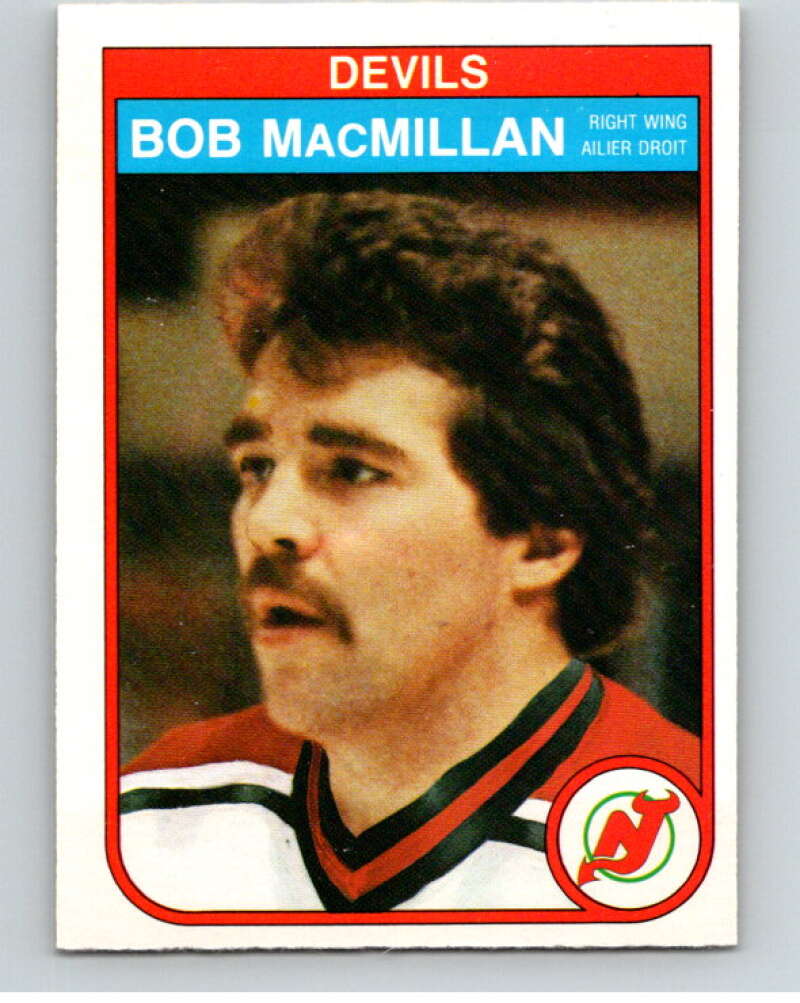 1982-83 O-Pee-Chee #143 Bob MacMillan  New Jersey Devils  V58090 Image 1